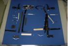 Figure 1: Parts used in Assembly of Wheelchair Braking System. 
