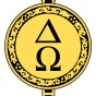 delta omega logo. 